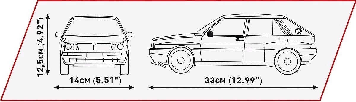 Cobi 24356 Lancia Delta HF Integrale EVO - Executive Edition Modellauto - MaxiBricks GmbHCOBI-24356
