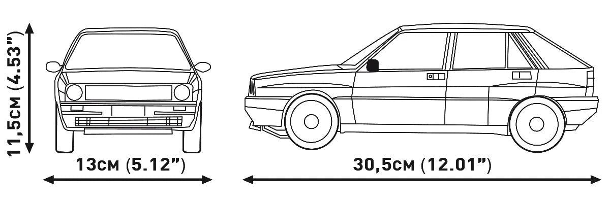 COBI 24359 Volkswagen Golf I (1974-1983) 1:12 Modellauto Mein Shop
