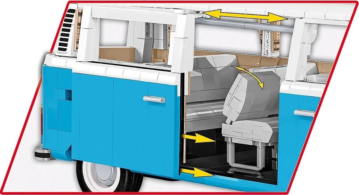 Cobi 24362 Volkswagen VW T2b Bus Modell - Auto - MaxiBricks GmbHCOBI-5849