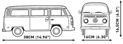Cobi 24362 Volkswagen VW T2b Bus Modell - Auto - MaxiBricks GmbHCOBI-5849