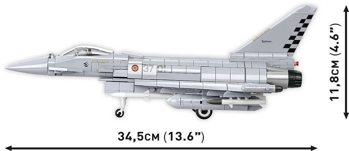 Cobi 5849 Eurofighter Typhoon Italian Air Force Jet Flugzeug - MaxiBricks GmbHCOBI-5849