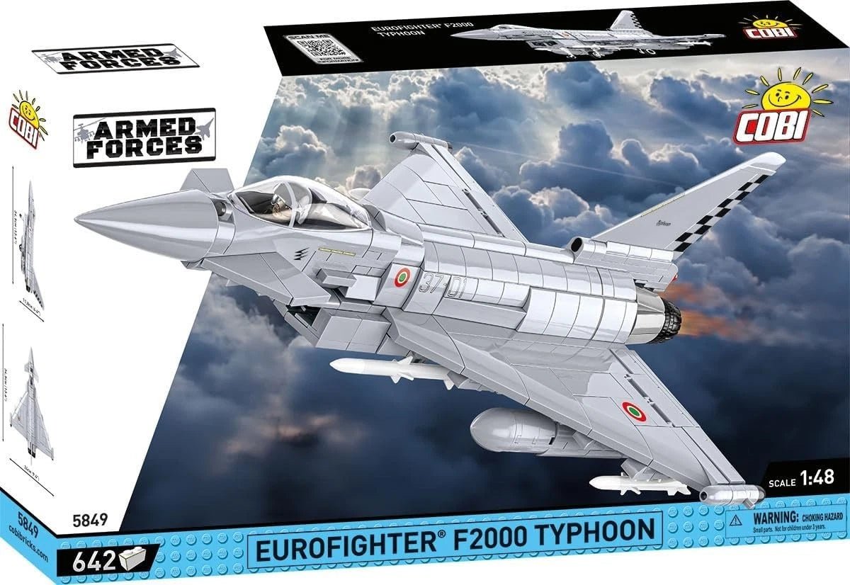 Cobi 5849 Eurofighter Typhoon Italian Air Force Jet Flugzeug - MaxiBricks GmbHCOBI-5849
