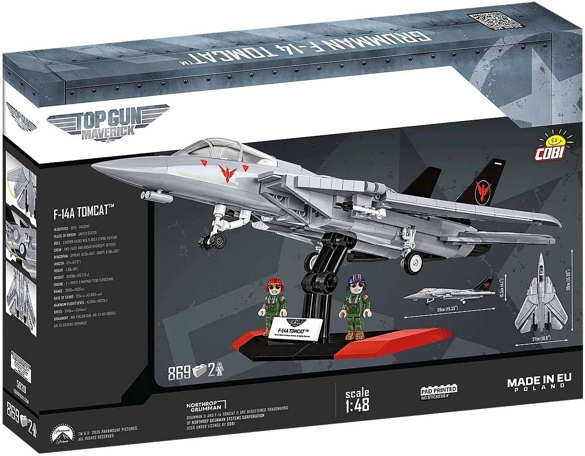 Cobi 5920 Top Gun Grumman F - 14 Tomcat™ Flugzeug Jet - MaxiBricks GmbHCOBI-5920