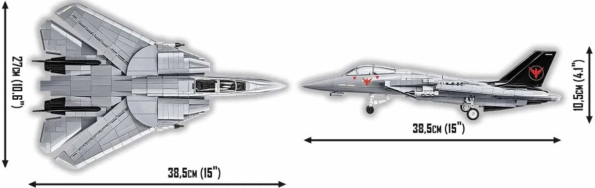 Cobi 5920 Top Gun Grumman F - 14 Tomcat™ Flugzeug Jet - MaxiBricks GmbHCOBI-5920