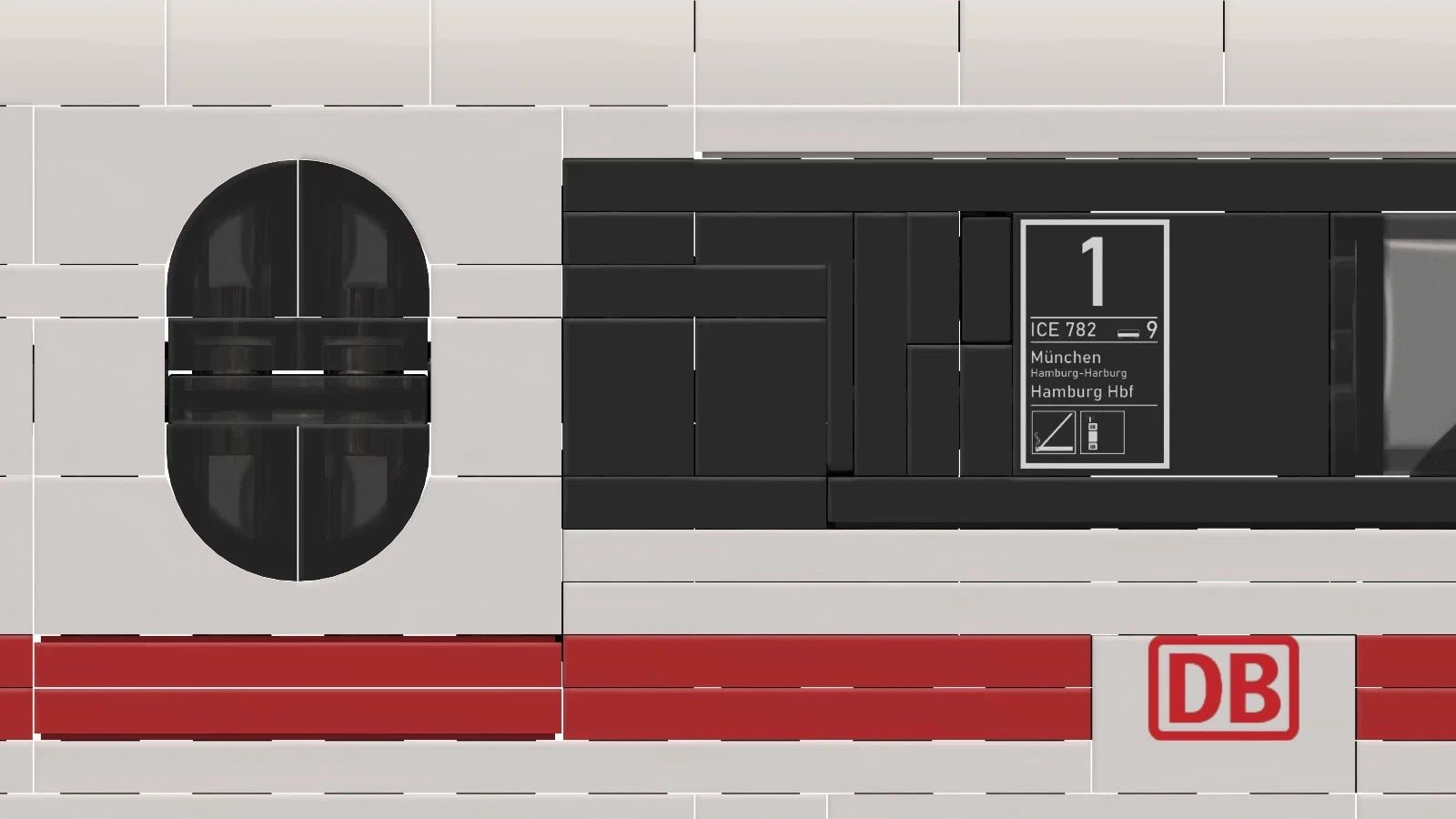 Stone Heap SH - 3008 & SH - 3009 Deutsche Bahn ICE Komplettset mit 5.240 Teilen - MaxiBricks GmbH