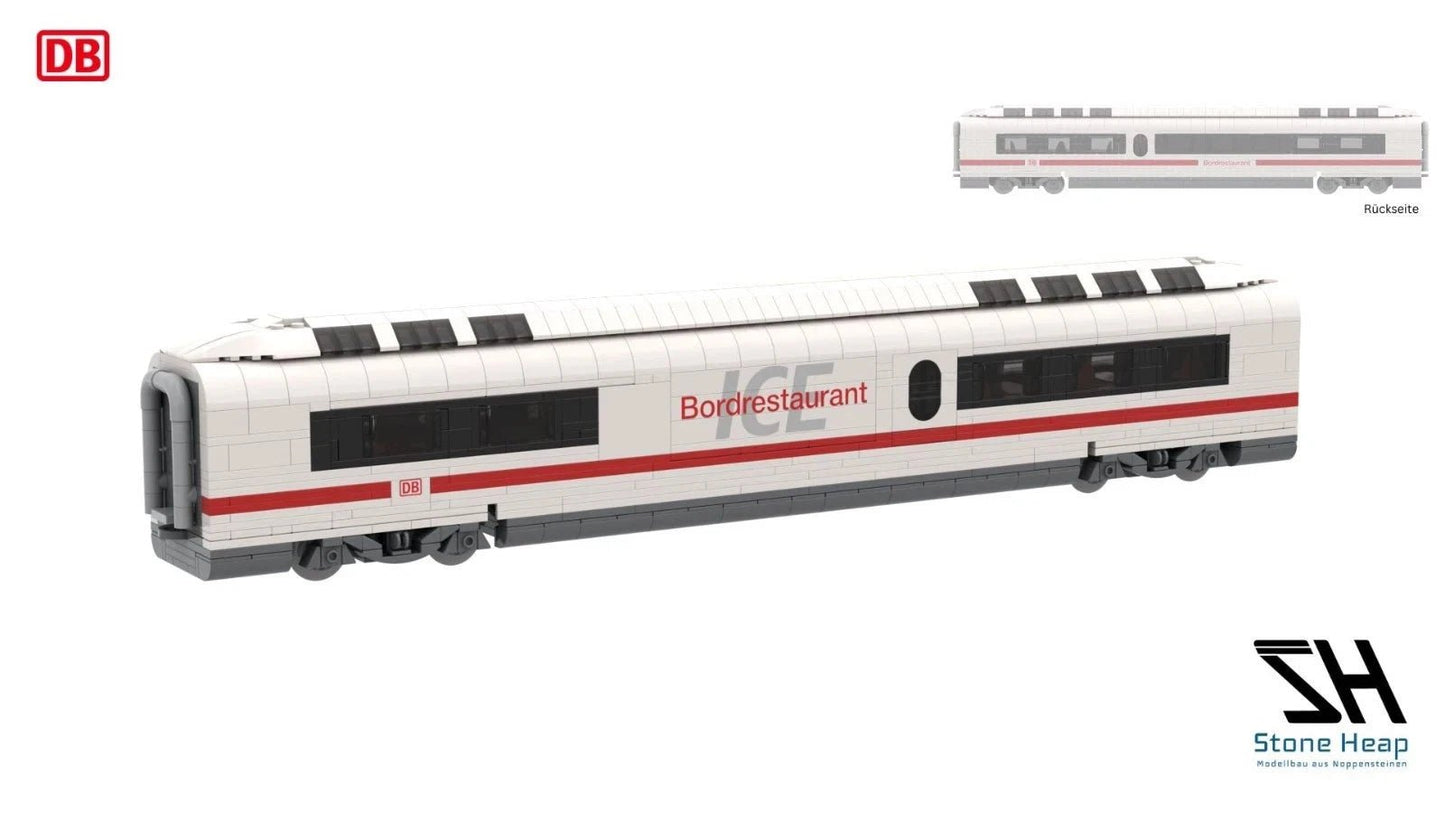 Stone Heap SH - 3008 & SH - 3009 Deutsche Bahn ICE Komplettset mit 5.240 Teilen - MaxiBricks GmbH