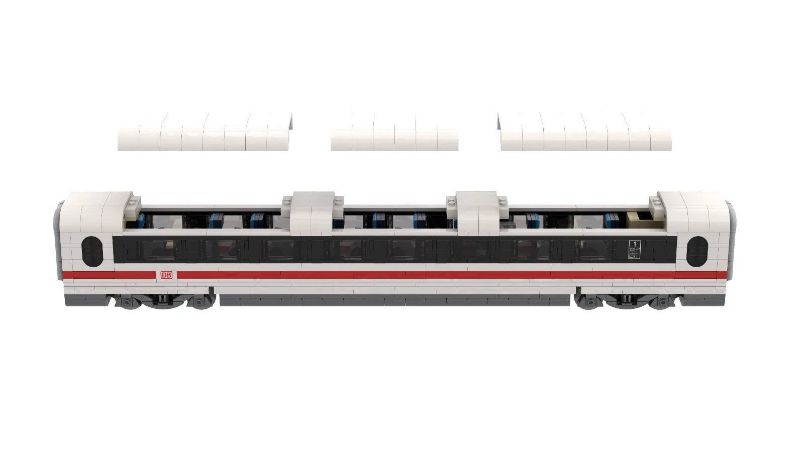 Stone Heap SH - 3008 & SH - 3009 Deutsche Bahn ICE Komplettset mit 5.240 Teilen - MaxiBricks GmbH