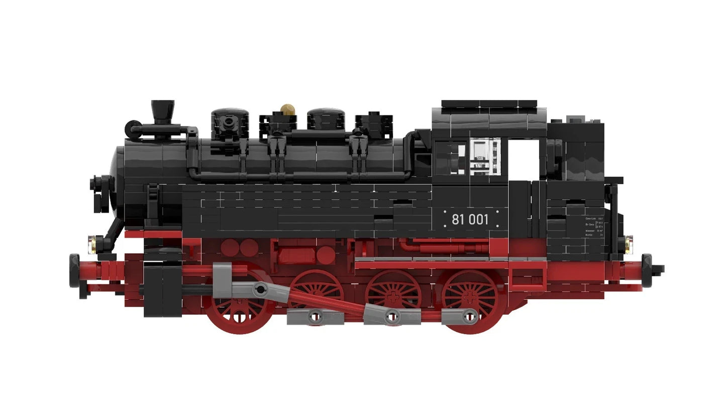 Stone Heap SH-3007 BR 81 Dampflokomotive Zug Lok - 964 Klemmbausteine MaxiBricks