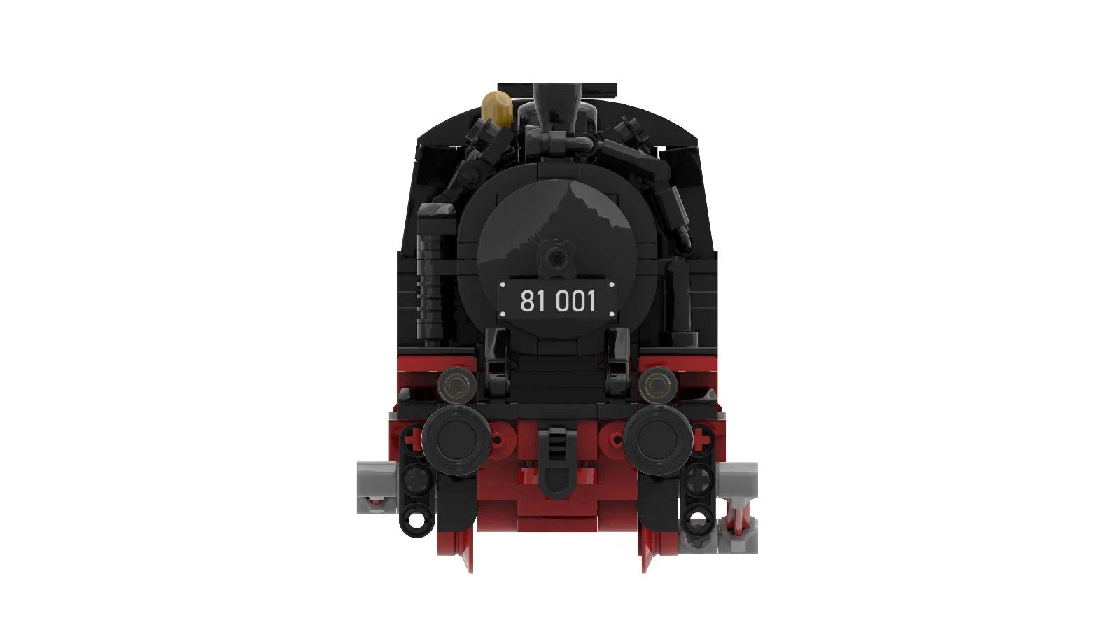 Stone Heap SH-3007 BR 81 Dampflokomotive Zug Lok - 964 Klemmbausteine MaxiBricks