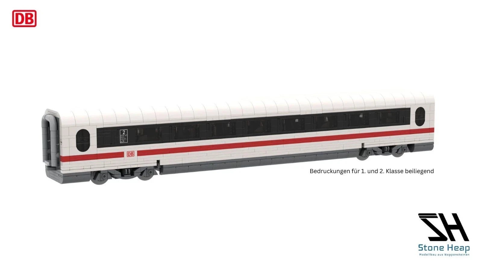 Stone Heap SH - 3009 Deutsche Bahn ICE Mittelwagen - MaxiBricks GmbHSH-3009