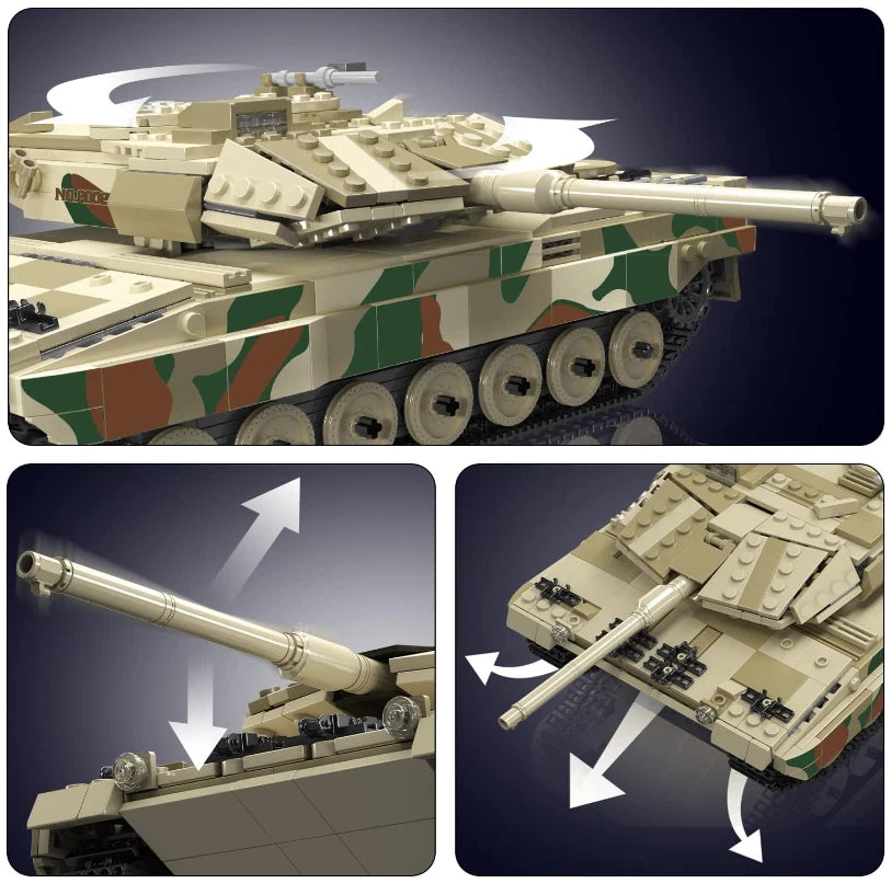 Mould King 20020 RC Leopard 2 Technik Panzer