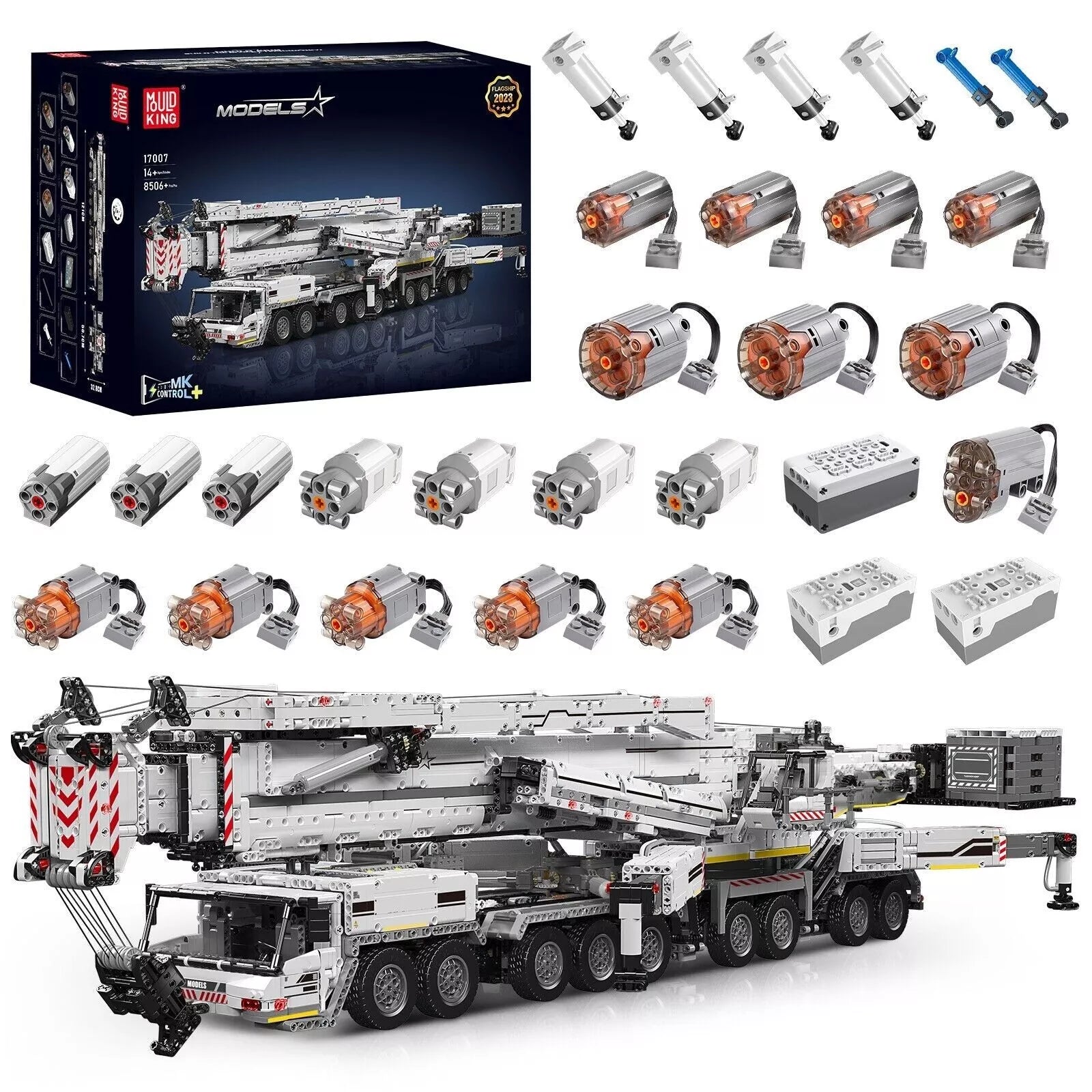 Mould King 17007 Liebherr LTM 11200 RC Technik Kranwagen Klemmbausteine Mein Shop