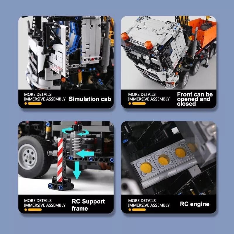 Mould King 19007 RC Pneumatik Truck, LKW Arocs Mein Shop