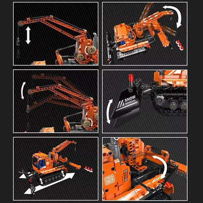 Mould King 17051 Technic RC Pistenraupe Snowplow - MaxiBricks GmbHMK-17051