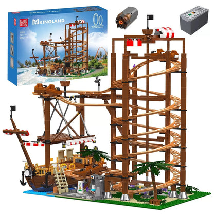 Mould King 11013 Piratenschiff Achterbahn Roller Coaster - MaxiBricks GmbHMK-11013