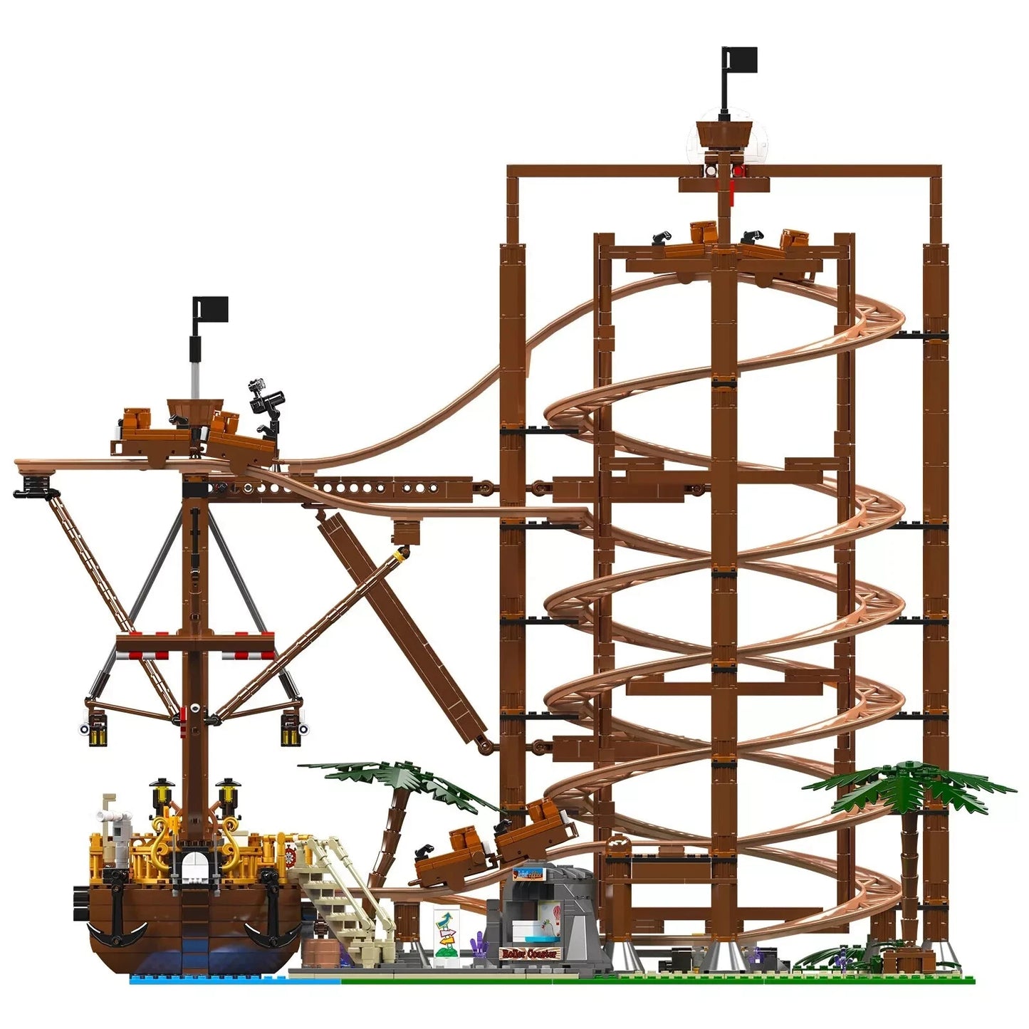 Mould King 11013 Piratenschiff Achterbahn Roller Coaster - MaxiBricks GmbHMK-11013