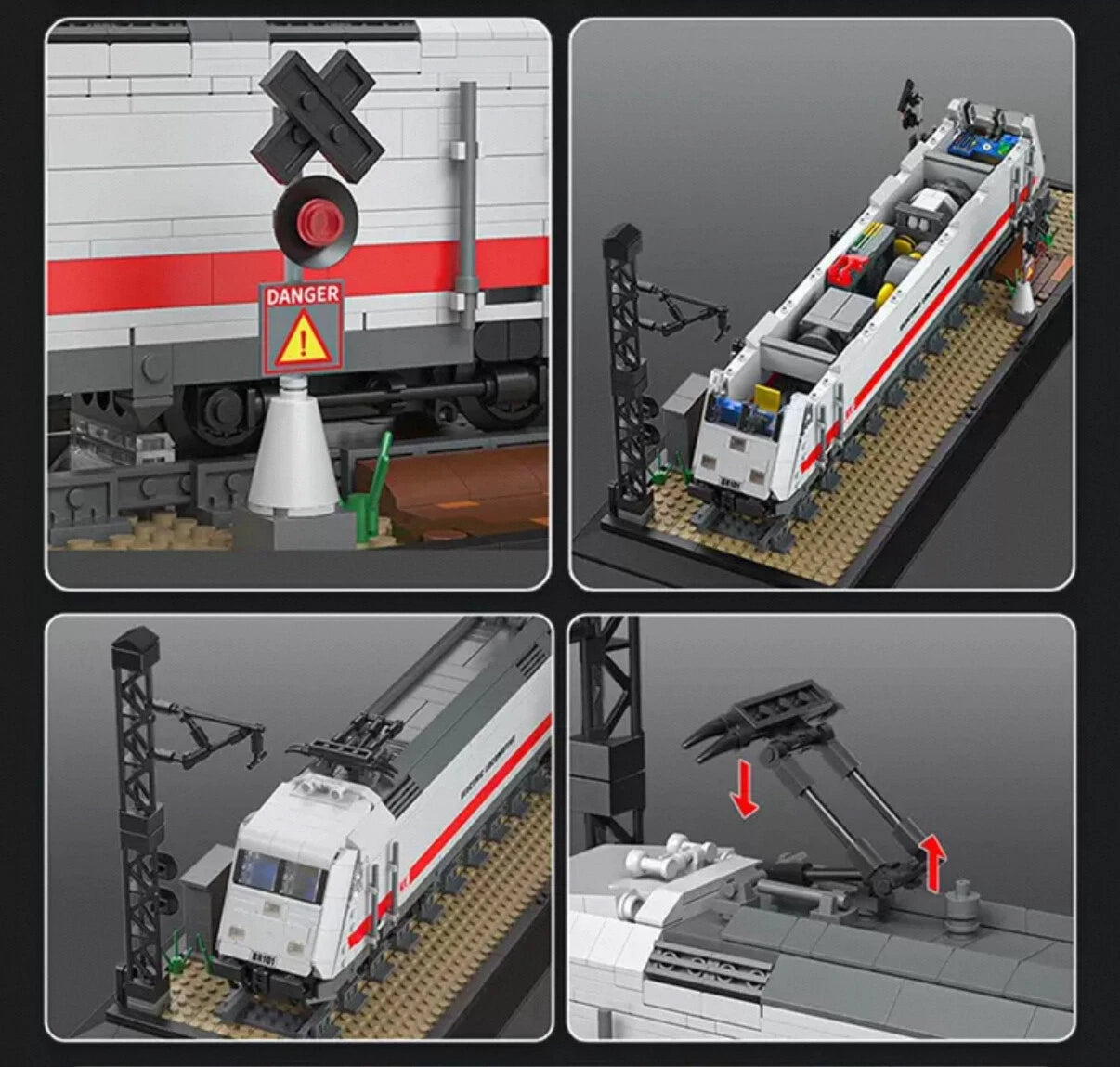 Reobrix 66802 BR101 Personenzug Lok Zug Diorama Mein Shop