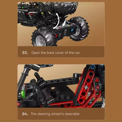 Mould King 18038 RC Technik Offroad Buggy Sportwagen MaxiBricks