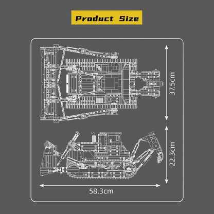 Mould King 17049 Technik Bulldozer ferngesteuert - MaxiBricks GmbHMK-17049