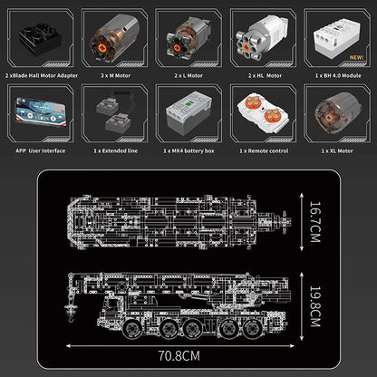 Mould King 17075 RC Mobilkranwagen Kranwagen Mein Shop