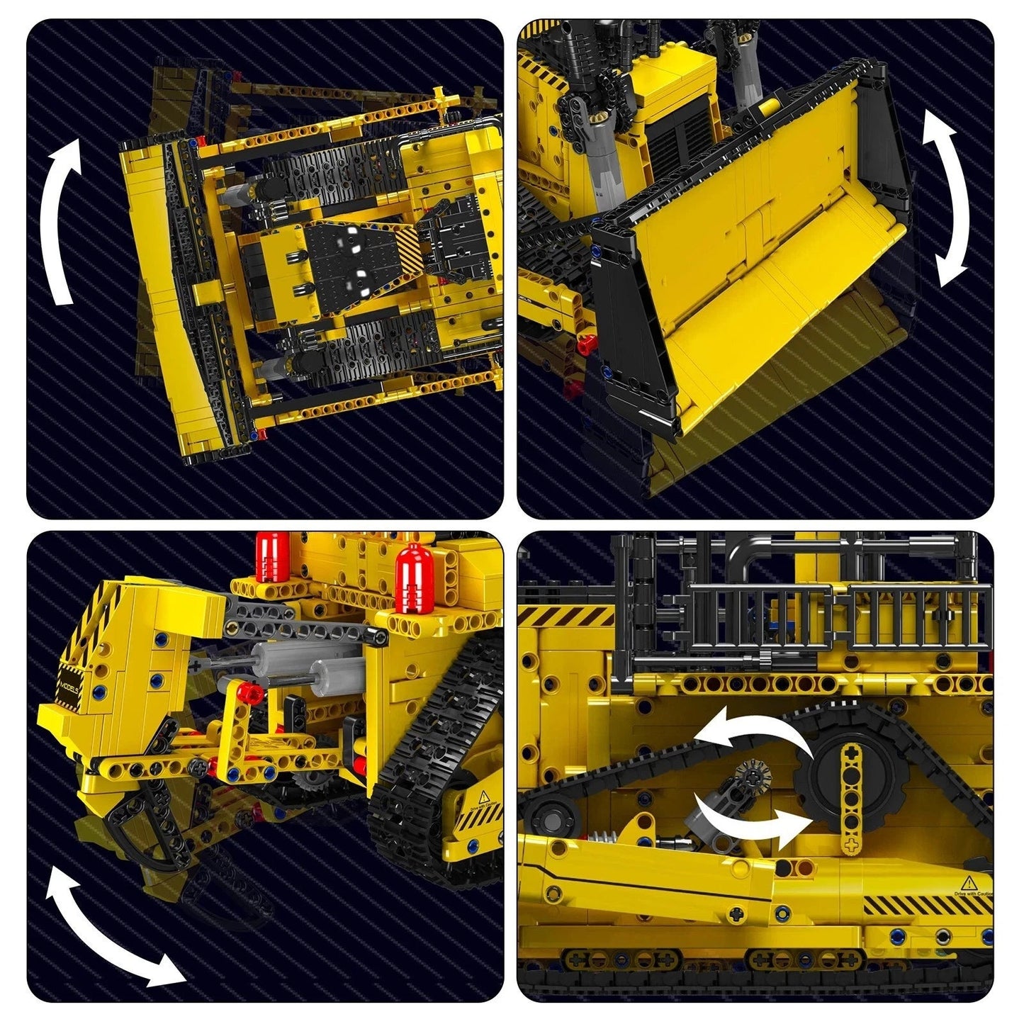 Mould King 15084 Technik Bulldozer ferngesteuert MaxiBricks