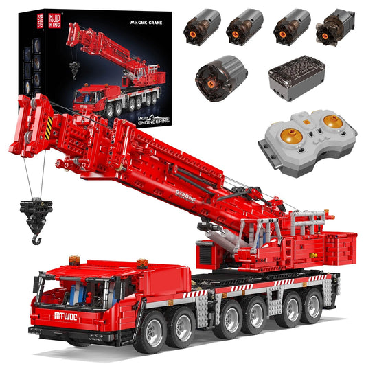 Mould King 17065 RC Technik Schwerlast-Kranwagen MaxiBricks