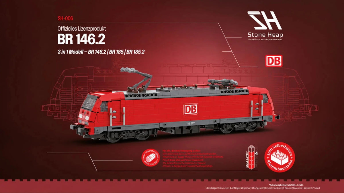 Stone Heap SH-006 DB BR 146.2/185/185.2 Traxx 3in1 - MaxiBricks GmbHSH-006