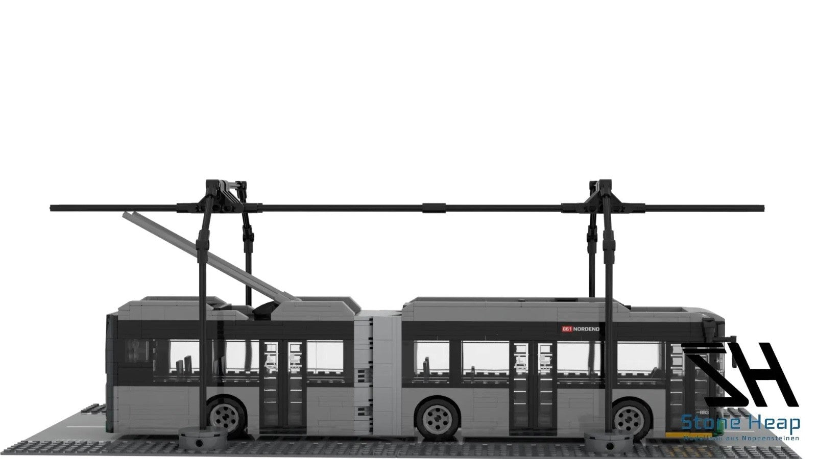 Stone Heap SH - 2009 O - Bus Solaris Trollino 18 Kiepe - MaxiBricks GmbHSH-2009