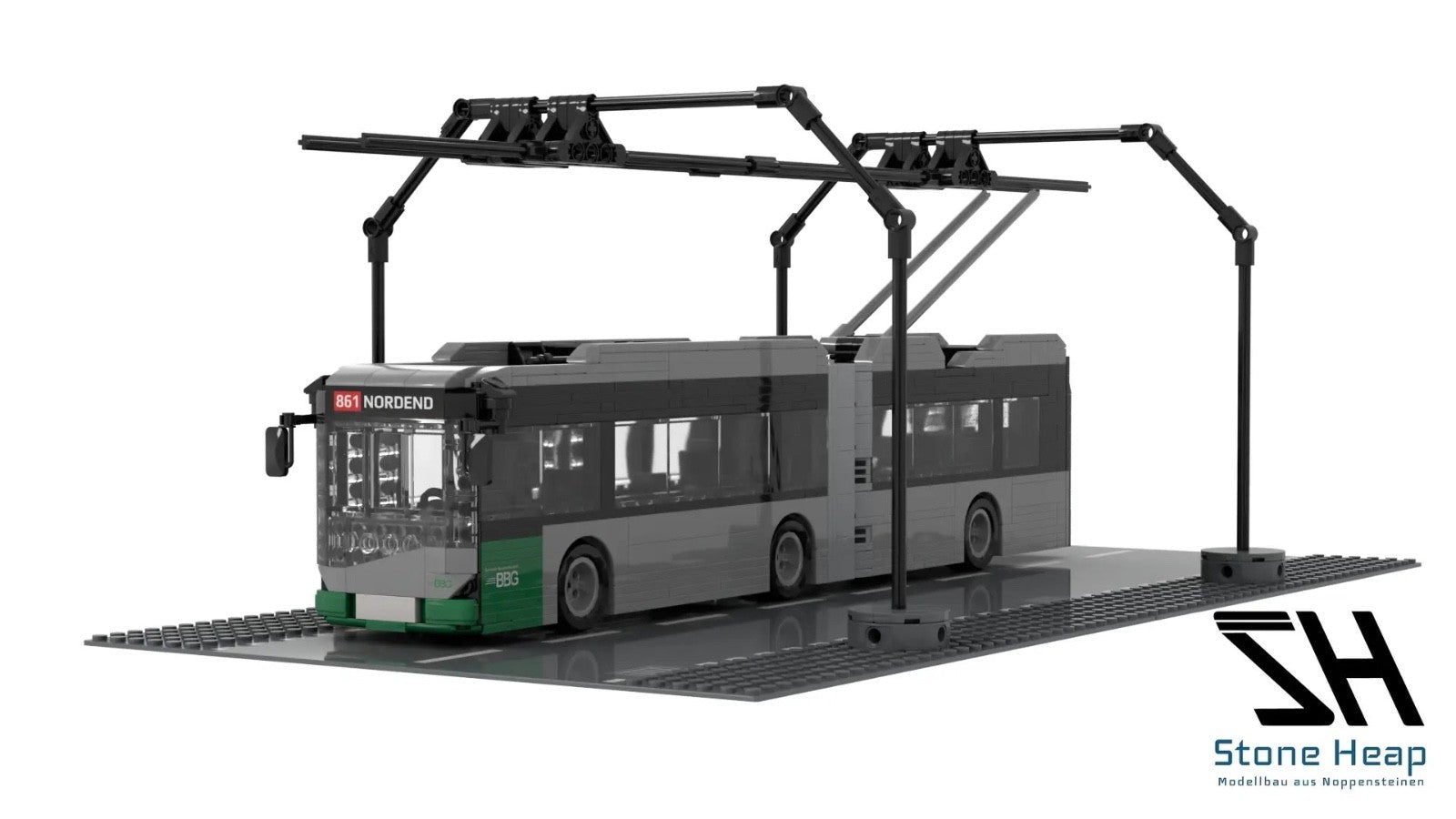 Stone Heap SH - 2009 O - Bus Solaris Trollino 18 Kiepe - MaxiBricks GmbHSH-2009