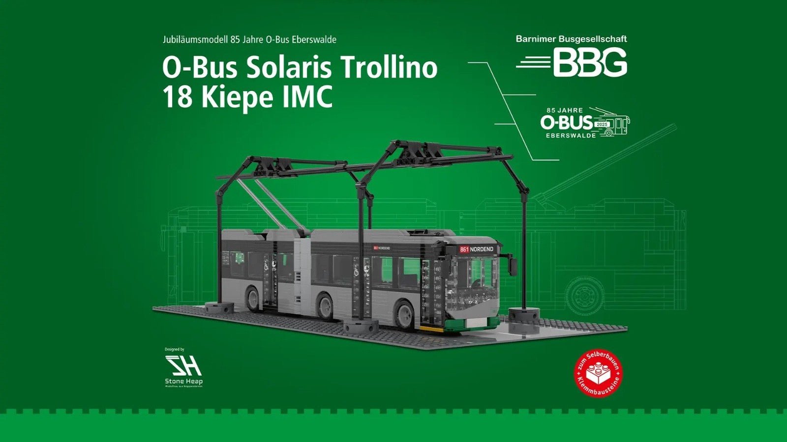 Stone Heap SH - 2009 O - Bus Solaris Trollino 18 Kiepe - MaxiBricks GmbHSH-2009