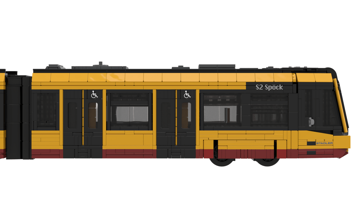 Stone Heap SH-2028 Stadler Citylink Tram Train VBK - MaxiBricks GmbHSH-2028