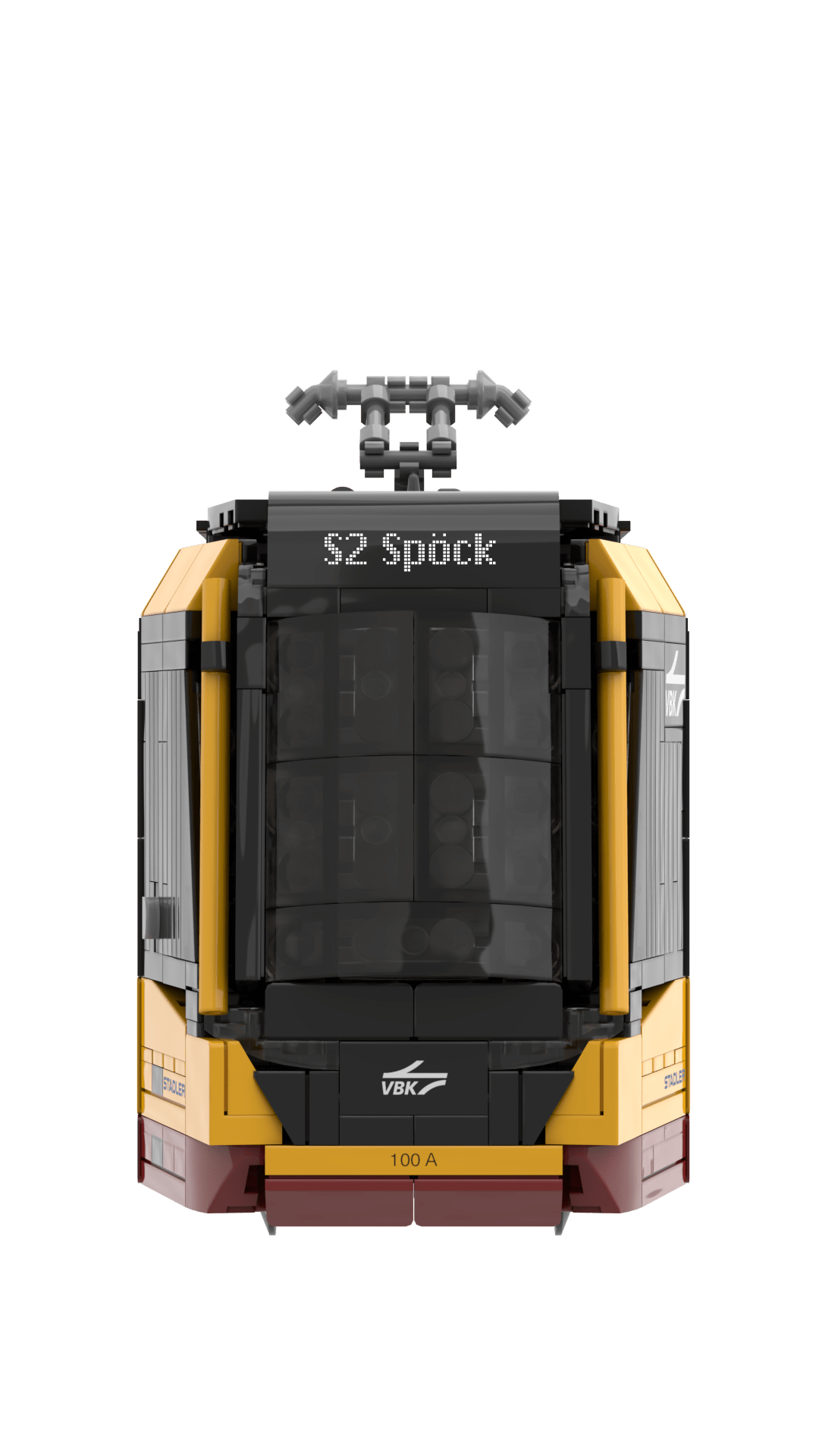Stone Heap SH-2028 Stadler Citylink Tram Train VBK - MaxiBricks GmbHSH-2028