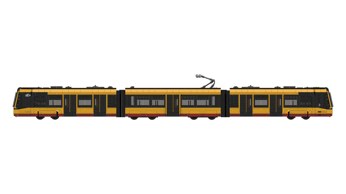 Stone Heap SH-2028 Stadler Citylink Tram Train VBK - MaxiBricks GmbHSH-2028