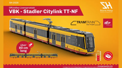 Stone Heap SH-2028 Stadler Citylink Tram Train VBK - MaxiBricks GmbHSH-2028