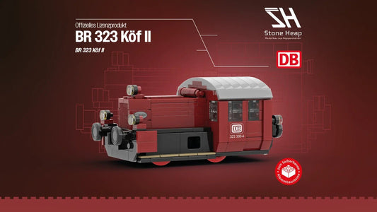 Stone Heap SH - 3004 BR 323 Köf II Diesellok DB - MaxiBricks GmbHSH-3004
