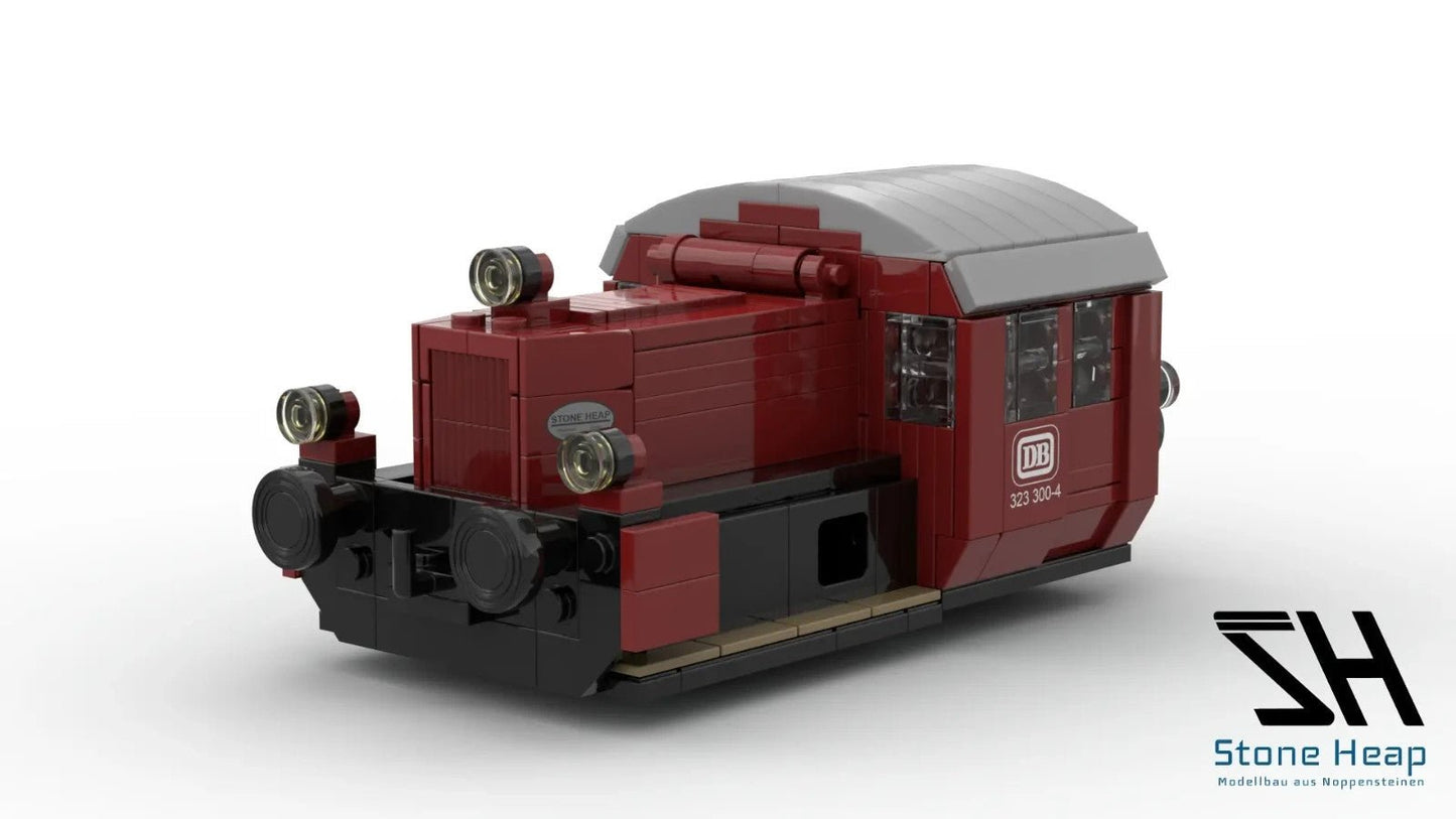 Stone Heap SH - 3004 BR 323 Köf II Diesellok DB - MaxiBricks GmbHSH-3004