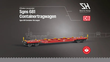 Stone Heap SH - 3005 Sgns 681 DB Containertragwagen - MaxiBricks GmbHSH-3005