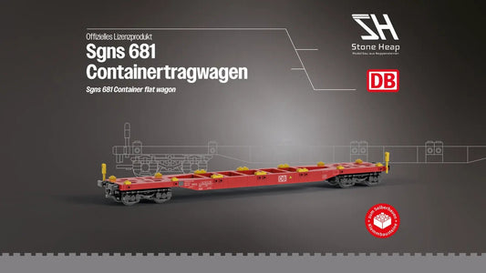 Stone Heap SH - 3005 Sgns 681 DB Containertragwagen - MaxiBricks GmbHSH-3005