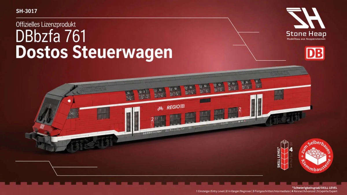 Stone Heap SH-3017 DBbzfa 761 Dosto Steuerwagen - MaxiBricks GmbHSH-3017
