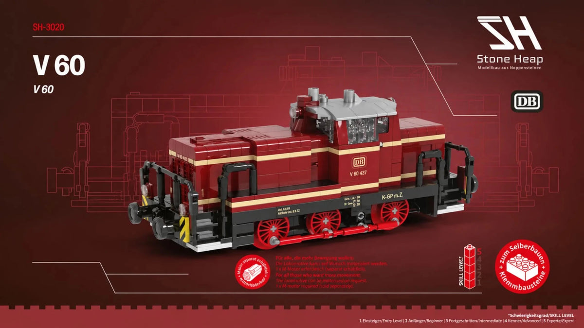 Stone Heap SH-3020 V60 Rangierlok - MaxiBricks GmbHSH-3020
