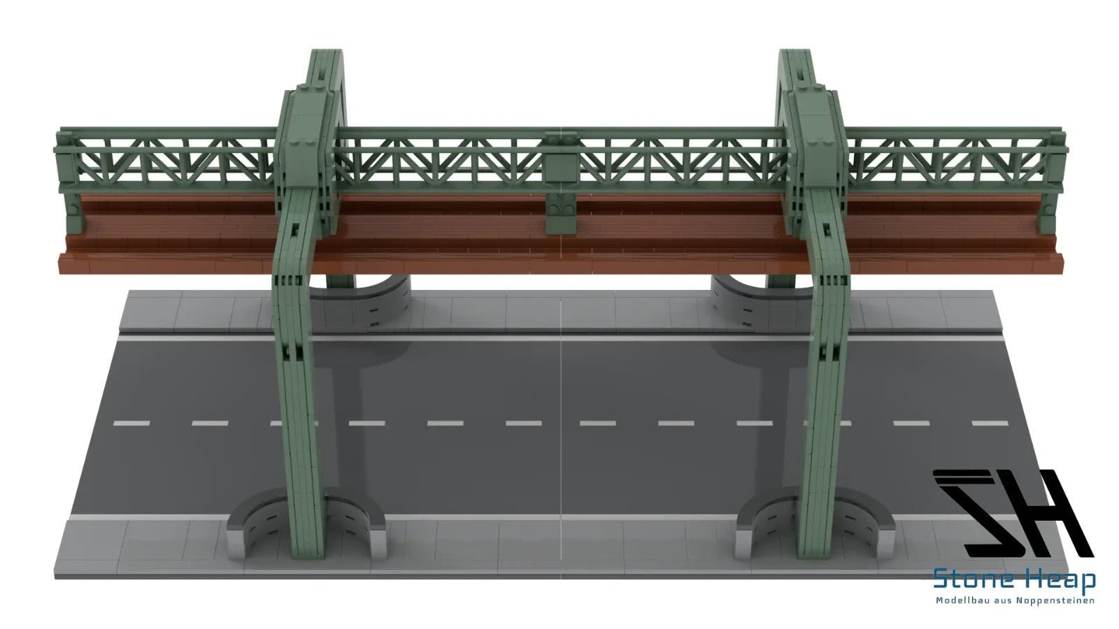 Stone Heap SH - 8007 Schwebebahn Erweiterungsstrecke - MaxiBricks GmbHSH-8007