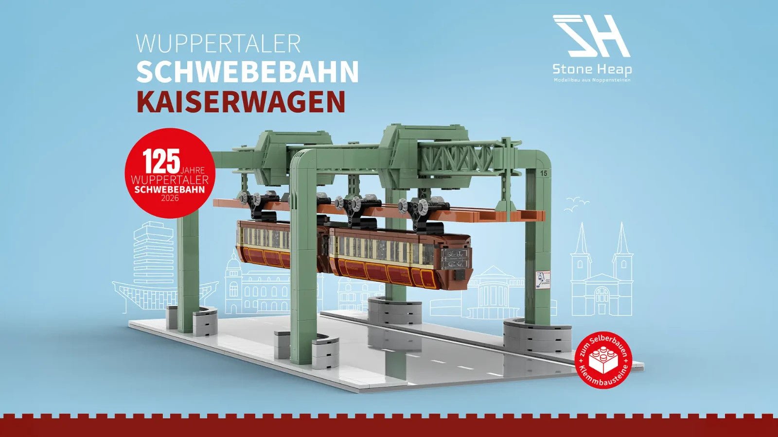 Stone Heap SH - 8008 Schwebebahn Kaiserwagen - MaxiBricks GmbHSH-8008