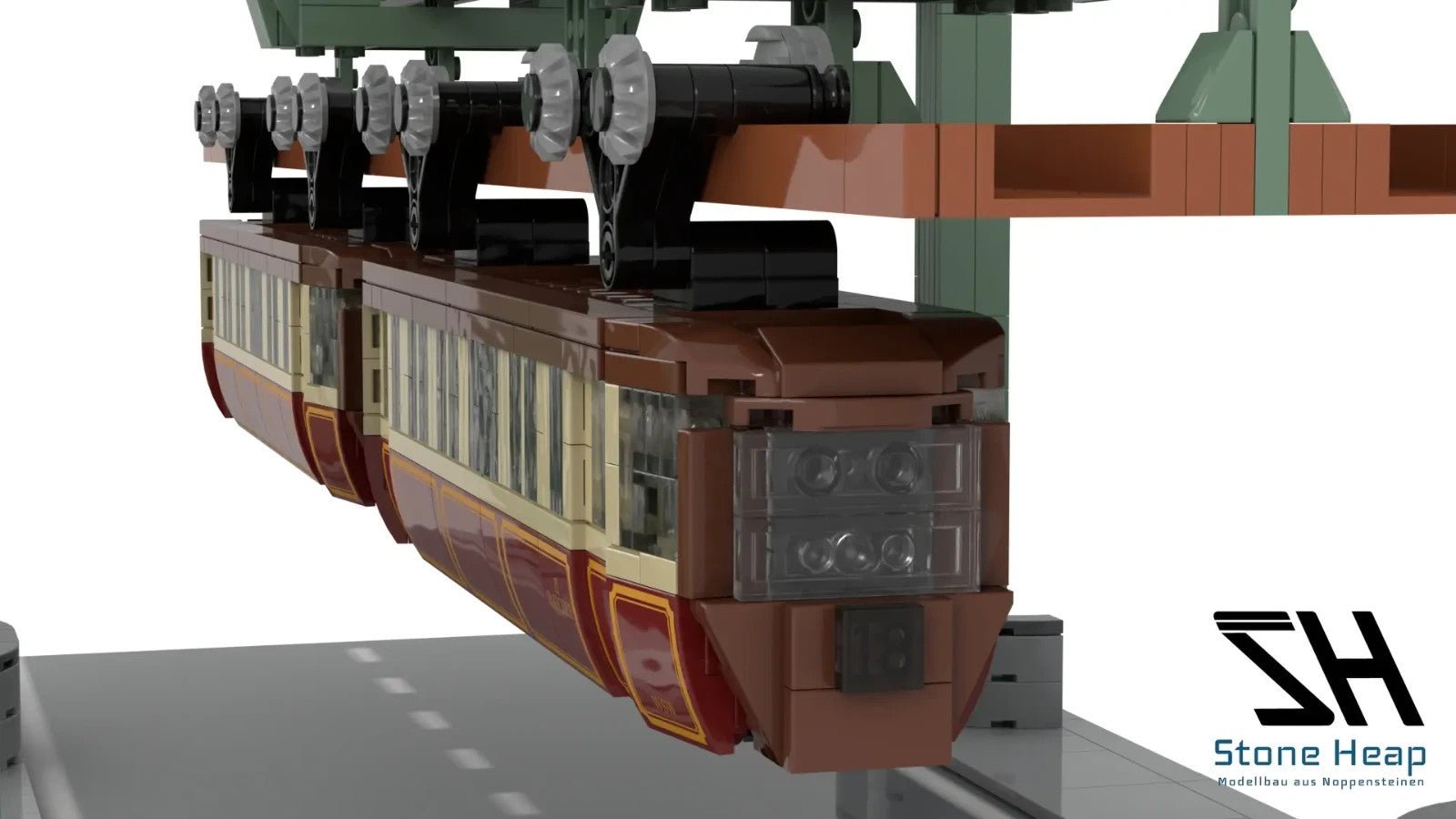 Stone Heap SH - 8008 Schwebebahn Kaiserwagen - MaxiBricks GmbHSH-8008