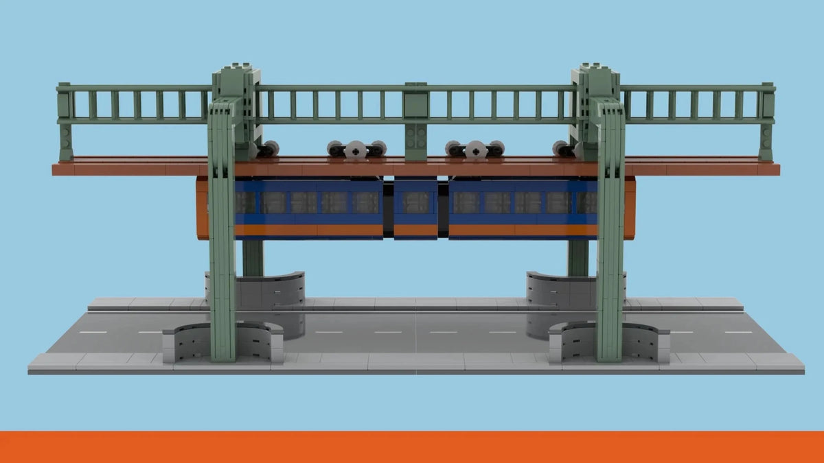 Stone Heap SH-8012 Wuppertaler Schwebebahn GTW 72 - MaxiBricks GmbHSH-8012