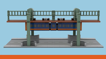 Stone Heap SH-8012 Wuppertaler Schwebebahn GTW 72 - MaxiBricks GmbHSH-8012
