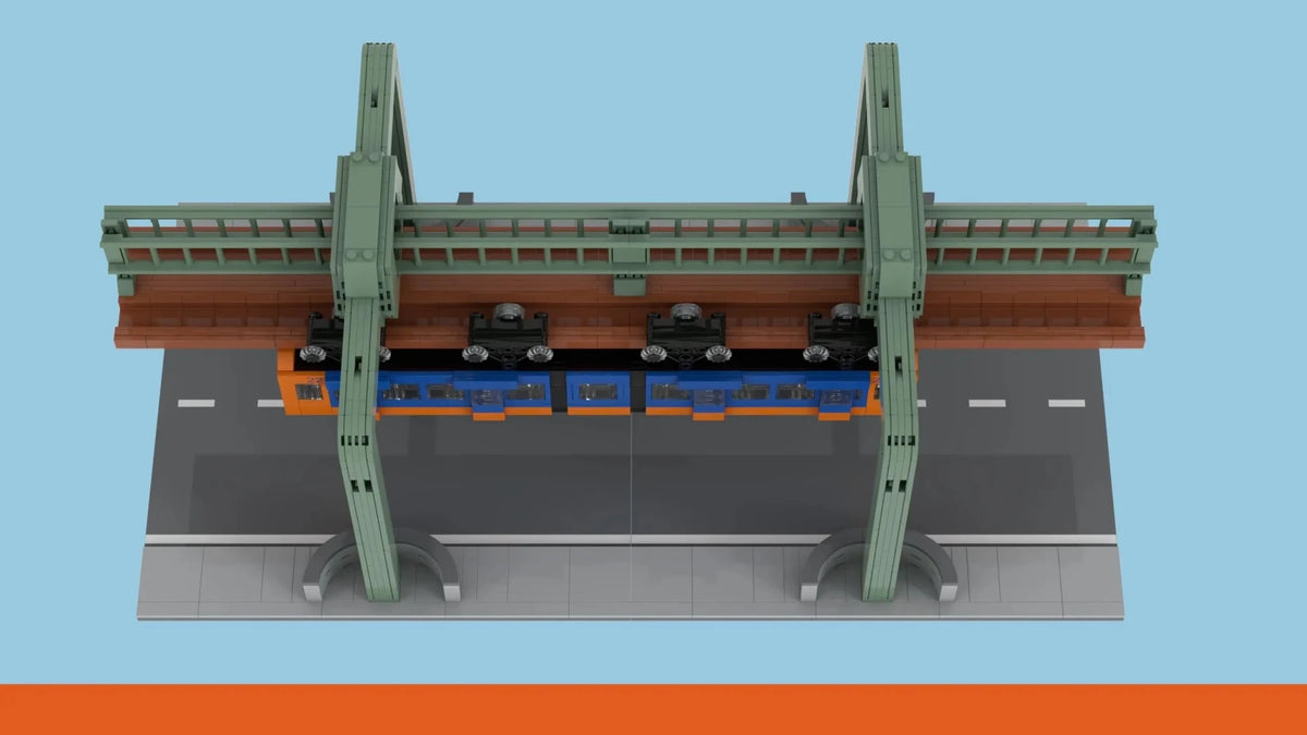 Stone Heap SH-8012 Wuppertaler Schwebebahn GTW 72 - MaxiBricks GmbHSH-8012